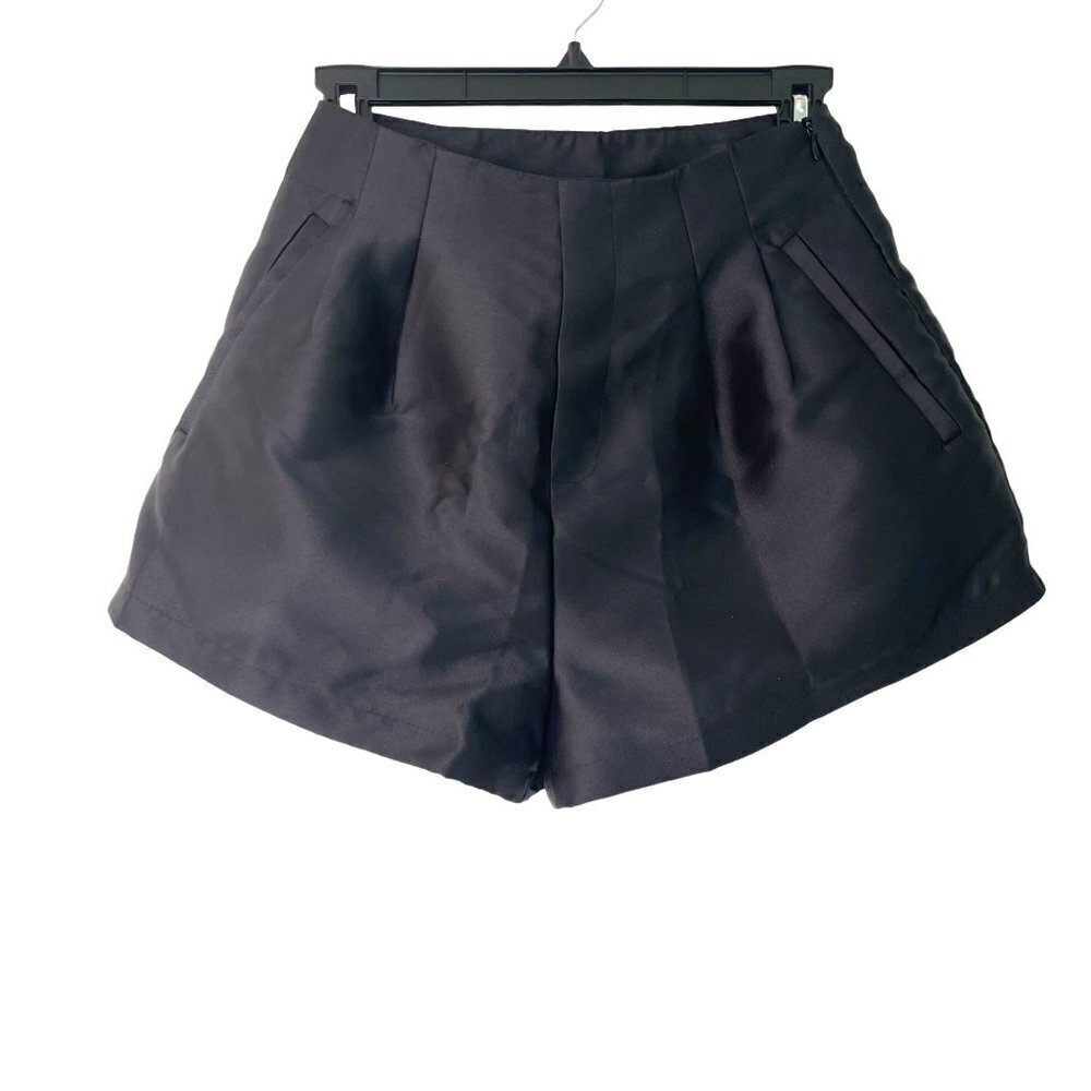 Taffeta Black Women's Shorts